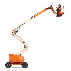 Nacelle articulée diesel JLG - Hauteur de travail 12,33 à 48,15 m - 7 roues motrices et essieu oscillant