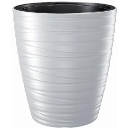 Prosperplast - Pot avec réservoir 68 L Maze en plastique, blanc, 47,5x47,5x52,3 cm - blanc plastique ZA1501