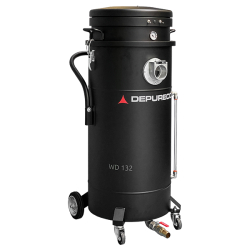 Aspirateur industriel monophasé à deux moteurs by-pass DEPURECO WD 132 - Référence : PERIE-A1571 - disponible en location et en vente