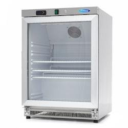 Mini vitrine réfrigérée 200 litres - inox - Maxima - 8720783960552
