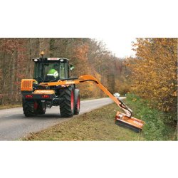 Malinia broyeur forestier - Noremat - bras droit - hauteur maxi sur haie 2,43 m - portée horizontale 4,20 m