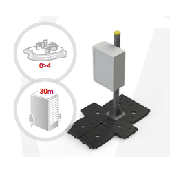 Support TD autostable - Hauteur 30m - Capacité 1 TD
