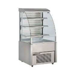 Vitrine réfrigérée professionnelle FDC - Service arrière ou libre-service avec technologie à rideau d'air Foster