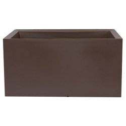 WellHome - Jardinière « Collection rodr-i » 100x45cm coloris taupe - marron plastique WH13579
