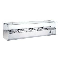 A.C.L - Présentoir réfrigéré à poser vitré droit 1500mm profondeur 335 mm - MM297782