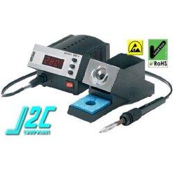 Poste de soudage professionnel contrôlée par microprocesseur, compatible avec fers ERSA - Puissance 290W