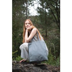 Sac shopping rectangulaire K-loop - Coton recyclé et polyester recyclé - Réf : KI5223