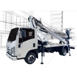 Scorpion 1812 h sur isuzu  camion nacelle - oil & steel france - 17.8m