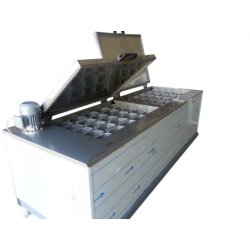 Machine à glace en bloc avec réservoir de saumure, pour applications commerciales et industrielles - Capacité 1000 kg/jour - Modèle MBI 1000