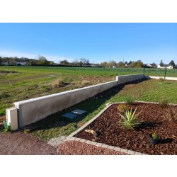 Éléments préfabriqués pour mur de soutènement - Bloc béton empilable