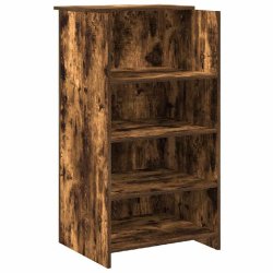 Bureau de réception chêne fumé 55x50x103,5 cm bois d'ingénierie Modèle Vega Design - 8721158658562
