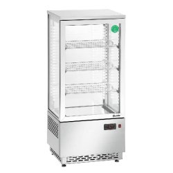 Vitrine réfrigérée Mini 78L - Acier inoxydable - R600a - BARTSCHER