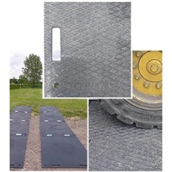 Plaque de roulage éco 1500mm x 1000mm x 12mm - Protection des sols - LODAX
