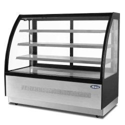 Vitrine réfrigérée bombée - dimensions variées - référence WDF097D