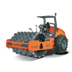 3411P H217 - Compacteur monocylindre HAMM - Cylindre à pieds dameurs - Poids 11660 kg