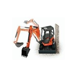 Mini-pelle Kubota U27.4 - utilisation souple, grande force d'excavation et polyvalence