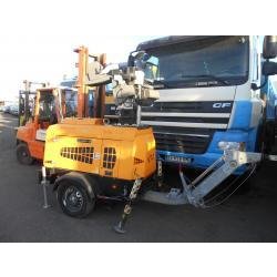 Groupe électrogène industriel - rampe d'éclairage - 9 kVA - 3698 heures