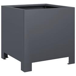 Helloshop26 - Jardinière bac lit surélevé plantes fleurs terrasse jardin 30 x 30 x 30 cm acier anthracite 02_0037482 - acier 3000214043043