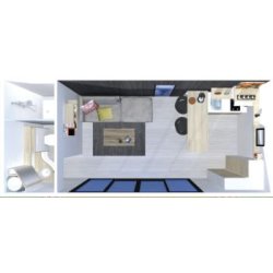Studio de jardin - My Garden Loft - 6,80 x 2,90 m - 20 m² extérieur et 17 m² intérieur - configuration studio, guest-house ou chambre hôtelière