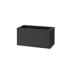 Tera Jardinière basse style muret shio cassa maxi 80l - GRISANTHRACITE - gris 11484080032