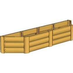 Jardinière en pin - Jardin des Roseaux réf 600000497 - Classe 4 autoclave PEFC/FSC - Garantie 20 ans