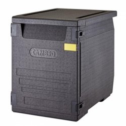 Boîte isotherme à chargement frontal CAMBRO - 600x400 mm - Capacité 156 litres - Transport aliments chauds et froids