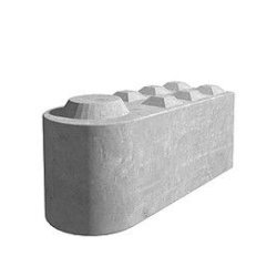 Bloc béton lego - Tessier TGDR - largeur 60 cm, hauteur 60 cm, longueur 150 cm, avec ou sans ergots