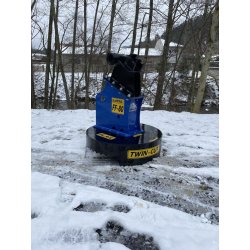 Gyrobroyeur FF80 - pour pelleteuses 2,8 à 8t - sylviculture - largeur 830 mm