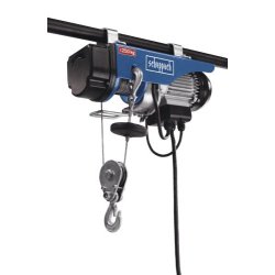 HRS250 - Palan électrique Scheppach - Charge maxi 125 kg à 250 kg avec poulie de mouflage