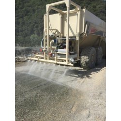 Citerne à eau en métal sur mesure pour benne - compatible tracteur, camion benne ou tombereau