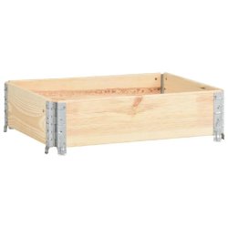 Helloshop26 - Jardinière surélevée 60 x 80 cm bois de pin solide 02_0000850 - métal 3000071841530