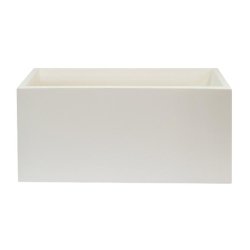 WellHome - Jardinière « Collection rodr-i » 80x40cm coloris blanc - blanc plastique WH13569
