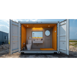 Container Toilettes classiques ou  sèches : Une solution sanitaire mobile et écoresponsable - LES TOILETTES- Duneloft