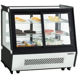 Vitrine réfrigérée à poser double portes 125L Casselin