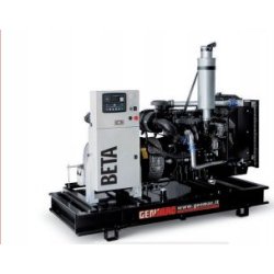 Beta G80IO - Groupe électrogène industriel Genmac - 80 kVA PRP - Châssis renforcé et tableau IP65