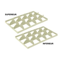Separateur euronorm pour bac a verre 3x5 cases