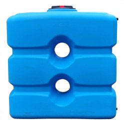 Cuve 800l Aérienne De Récupération D'eau - Réservoir Compact Bleu - Elbi Cpn800
