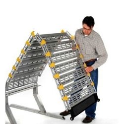 Rampe pour camionnette E-rampe - PMR motorisée et non-motorisée - Aluminium, 450kg, 66 à 91cm
