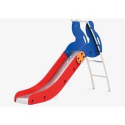 Toboggan Slow JT04 - Matériaux résistants en PE-HD, acier inox et plastique