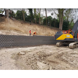 Bloc modulaire manu portable, végétalisable, avec mise en oeuvre facile et économique - BETOTITAN - Pomel Beton