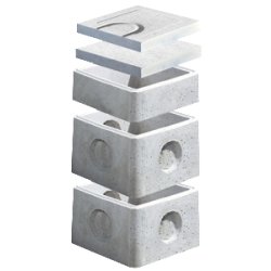 Couvercle de regard eaux pluviales intérieur 32x32cm (extérieur 40x40cm) épaisseur 4,5cm