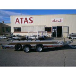 Porte voiture A4 RED 450x200 - 3000 kg PTC Brian James avec équipements intégrés (stock uniquement)