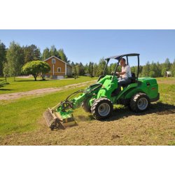 Fraise niveleuse modèle 1200 - avant - outil professionnel pour nivellement de la couche arable