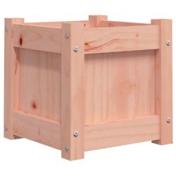 Helloshop26 - Jardinière bac lit surélevé plantes fleurs terrasse jardin 31 x 31 x 31 cm bois massif de douglas marron 02_0037500 02_0037500 - marr