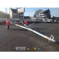 Remorque et chariot de mise à l'eau pour dériveurs - PTAC 350 Kg - Référence D185+C - Mecanorem