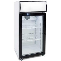 Romux® Professional Vitrine Réfrigérée MA 1 Porte 100 Litres Ventilées | Vitrine a boissons | Réfrigération Verticale Positive - 8435811803861