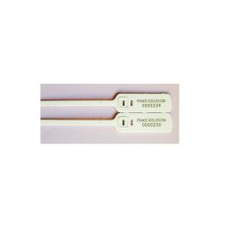 Scellé fixe Eurofix en feuillard d'acier - 215mm - Résistance 60kg - Marquage standard France Scellés