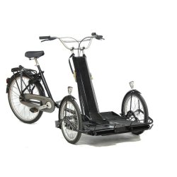 Triporteur pour transporter un fauteuil roulant - Freins hydrauliques - Nijland