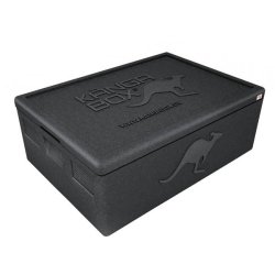 Boîte isotherme KANGABOX Expert 60x40 - Hauteur 200 mm - Noir - Propriétés thermiques robustes et empilables