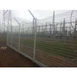 Clôture rte normalisée edf avec bavolet (type edfts2) - sv cloture
